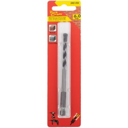 DRILL BIT MASONRY/CONCRETE 6.0MM HEX SHANK 1/CARD DRILL BIT MASONRY/CONCRETE 6.0MM HEX SHANK 1/CARD