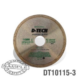 DIAMOND BLADE CONTINUOUS RIM 115 X 22.23MM TILES DIAMOND BLADE CONTINUOUS RIM 115 X 22.23MM TILES