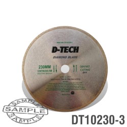 DIAMOND BLADE CONTINUOUS RIM 230 X 22.23MM TILE DIAMOND BLADE CONTINUOUS RIM 230 X 22.23MM TILE