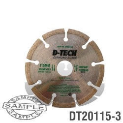 DIAMOND BLADE SEGMENTED 115 X 22.23 BRICK & MASONRY DIAMOND BLADE SEGMENTED 115 X 22.23 BRICK & MASONRY