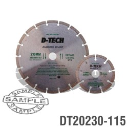 DIAMOND BLADE 230MMX22.22MM+115MMX22.2MM SEGEMENTED DIAMOND BLADE 230MMX22.22MM+115MMX22.2MM SEGEMENTED