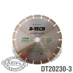 DIAMOND BLADE SEGMENTED STD. 230 X 22.23 BRICK & MASONRY DIAMOND BLADE SEGMENTED STD. 230 X 22.23 BRICK & MASONRY