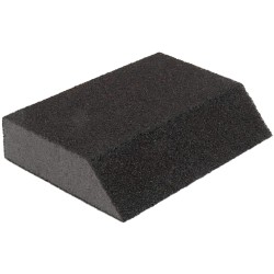 SANDING SPONGE BLOCK SINGLE ANGLED 120X70X25 COARSE 1PC SANDING SPONGE BLOCK SINGLE ANGLED 120X70X25 COARSE 1PC
