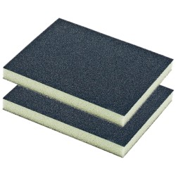 SANDING SPONGE BLOCK TWO SIDED 125X100X10 2PC SANDING SPONGE BLOCK TWO SIDED 125X100X10 2PC