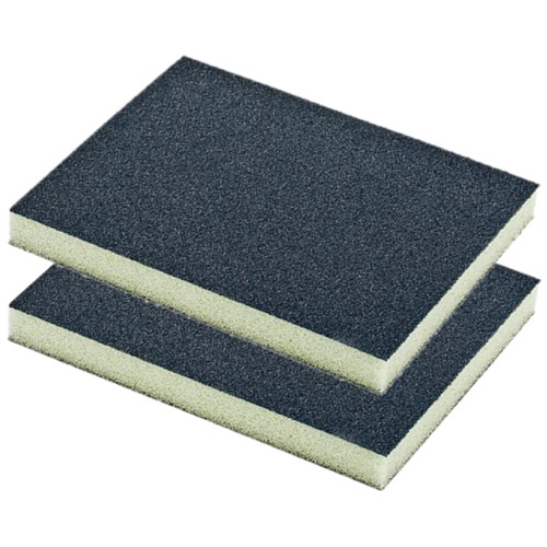 SANDING SPONGE BLOCK TWO SIDED 125X100X10 2PC SANDING SPONGE BLOCK TWO SIDED 125X100X10 2PC