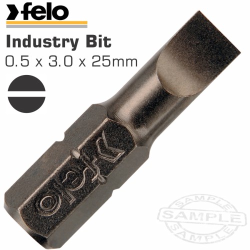 FELO SLOT SL 0.5 X 3.0 X 25MM BULK INS.BIT FELO SLOT SL 0.5 X 3.0 X 25MM BULK INS.BIT