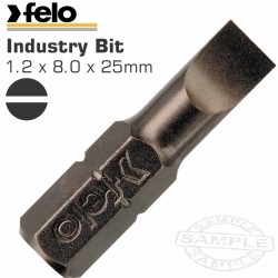 FELO SLOT SL 1.2 X 8.0 X 25MM BULK INS.BIT