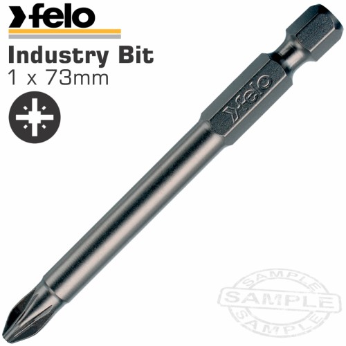 FELO POZI PZ1 X 73MM BULK INS. BIT FELO POZI PZ1 X 73MM BULK INS. BIT