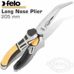 FELO PLIER BENT LONG NOSE 205MM FELO PLIER BENT LONG NOSE 205MM