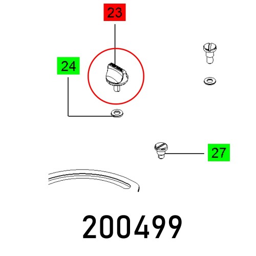 ROTARY KNOB SFS-RS M6X12