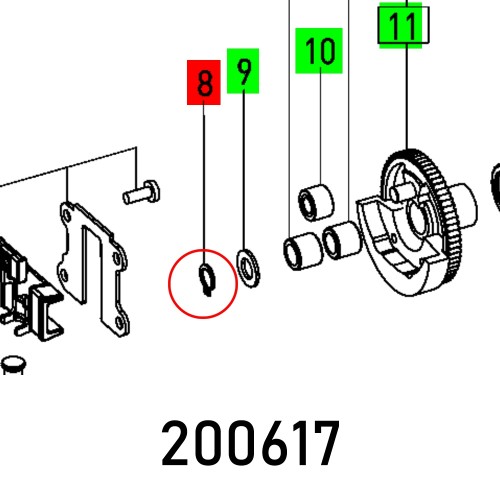 CIRCLIP DIN 471-8X0,8