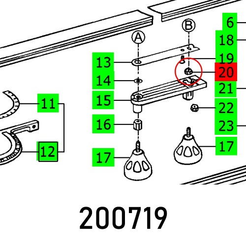 HEXAGON NUT DIN 934-M8-08