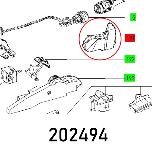 HOUSING LHS 225LINKS ET-BG