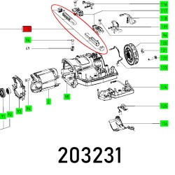 BRUSH HOLDER LHS225 EQ (2 PIECES  )