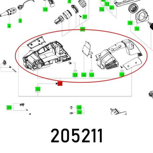 CASING BOX EHL 65 EQ ET-BG