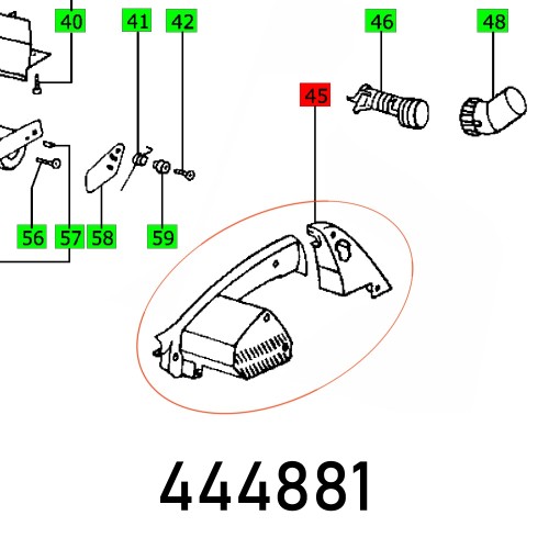 HOUSING COVER EHL 65 EB