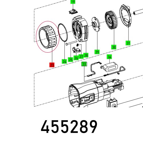 CLAMPING RING OFK 500 Q