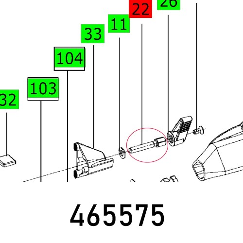 THREADED BOLT DF 500 Q
