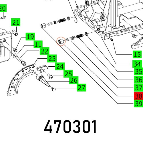 ECCENTRIC BUSH DF 500/DF 700