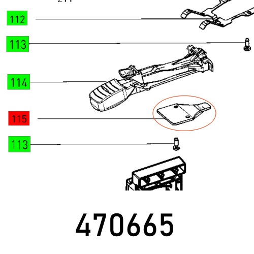 SPRING PLATE KS 120 EB