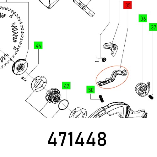 LEVER KS 120 EB SCHALTER
