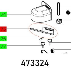 STOP RAIL,RIGHT CMS-OF STOP RAIL,RIGHT CMS-OF