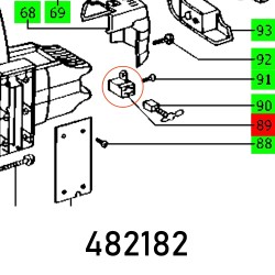 BRUSH HOLDER AXP 85 VOLLST.