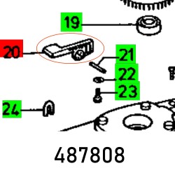 CLAMPING LEVER RS 2 E