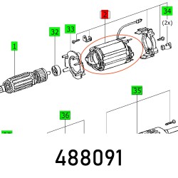 FIELD COIL DX93 E KOMPL. ET-GRUPPE FIELD COIL DX93 E KOMPL. ET-GRUPPE