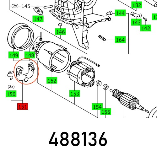 BRUSH HOLDER CS 70 EB