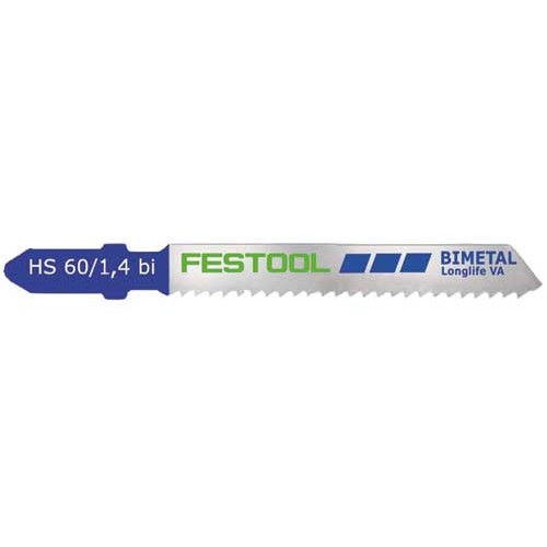 FESTOOL JIGSAW BLADE HS 60/1,4 BI VA/5 490181 FESTOOL JIGSAW BLADE HS 60/1,4 BI VA/5 490181