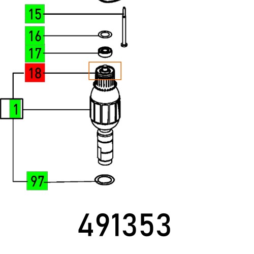 MAGNETIC RING OF 1400 VOLLST