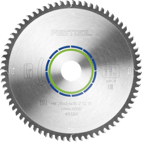 FESTOOL SPECIAL SAW BLADE 210X2,4X30 TF72 493201