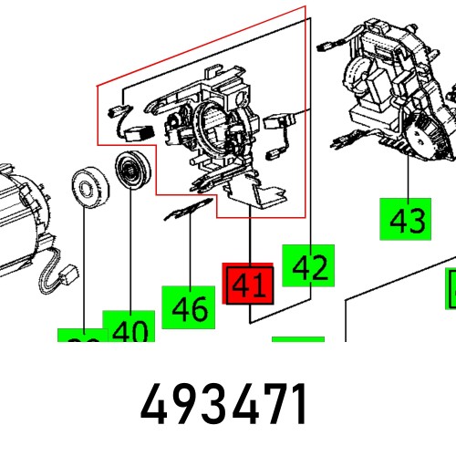 BRUSH HOLDER RO 125 230V ET-BG