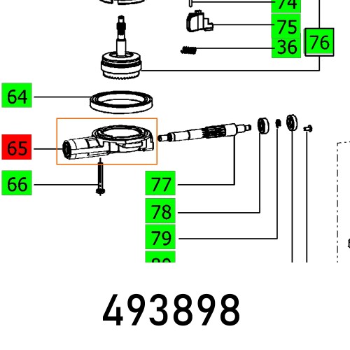 PENDULAR POT DF 500 Q ET-BG