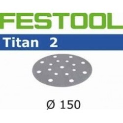FESTOOL SANDING DISCS STF D150/16 P120 TI2/100 TITAN 2 496633 FESTOOL SANDING DISCS STF D150/16 P120 TI2/100 TITAN 2 496633