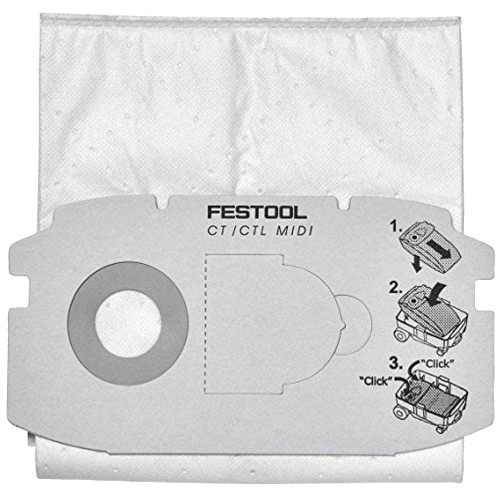 FESTOOL SELFCLEAN FILTER BAG SC FIS-CT MIDI/5 498411 FESTOOL SELFCLEAN FILTER BAG SC FIS-CT MIDI/5 498411