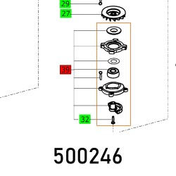 BEARING FLANGE RTS 400 ET-BG BEARING FLANGE RTS 400 ET-BG