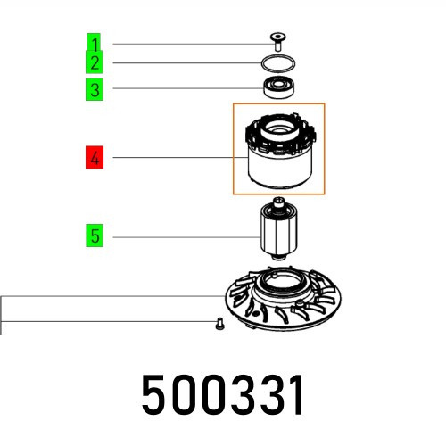 STATOR ETS 150 EC 230V