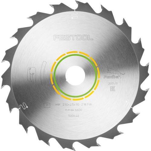 FESTOOL PANTHER SAW BLADE 230X2,5X30 PW18 500646