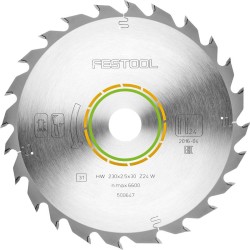 FESTOOL STANDARD SAW BLADE 230X2,5X30 W24 500647