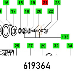 SUPPORT WASHER S 12X18X1 SUPPORT WASHER S 12X18X1