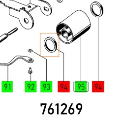 FELT RING 23X31X7 FELT RING 23X31X7