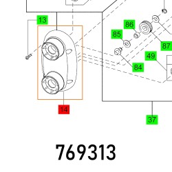 GEAR BOX MX 1600/2 EQ DUO