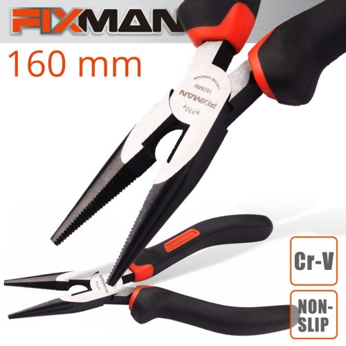 FIXMAN INDUSTRIAL LONG NOSE PLIERS 6"/160MM