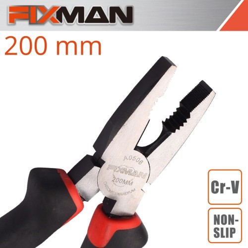 FIXMAN INDUSTRIAL COMBINATION PLIERS 8" X 200MM FIXMAN INDUSTRIAL COMBINATION PLIERS 8" X 200MM