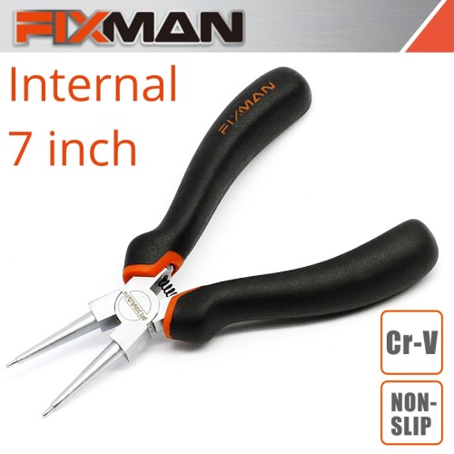 FIXMAN STRAIGHT INTERNAL CIRCLIP PLIERS 7"/175MM