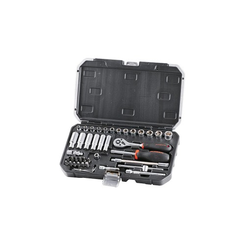 FIXMAN SOCKET DRIVE SET 42PC  X 1/4"