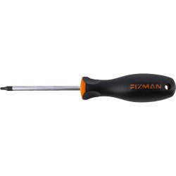 FIXMAN S/DRIVER TORX  T15  6X100MM CRV WITH ERGONOMIC HANDLE