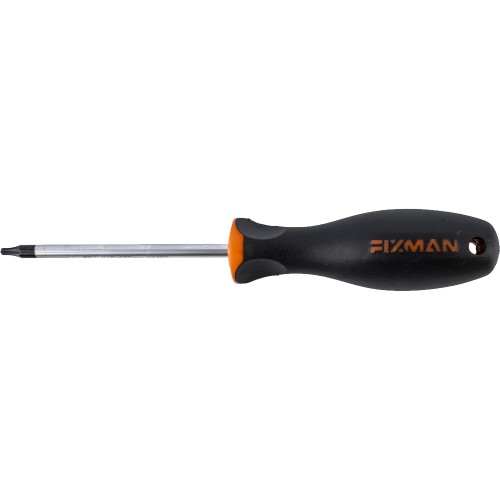 FIXMAN S/DRIVER TORX  T15  6X100MM CRV WITH ERGONOMIC HANDLE